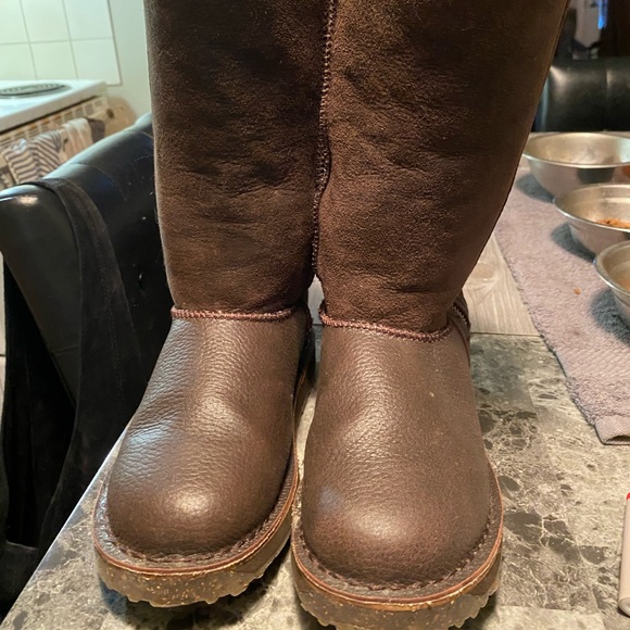 Bottes cuir et suede emu - Picture 2 of 4